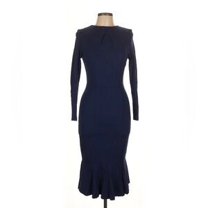 Like New Blue Trumpet Hem Dress